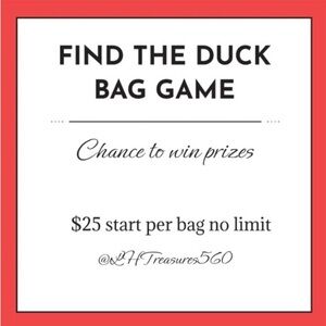 Find the Duck Bag Game $25 Start on Feb 1st